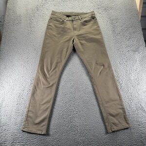 English Laundry Pant Men 32x32 Brown Cotton Chino Straight Preppy Career Stretch